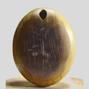 Escultura Ovoide Pulido en Madera – Valentina Jara Bravo